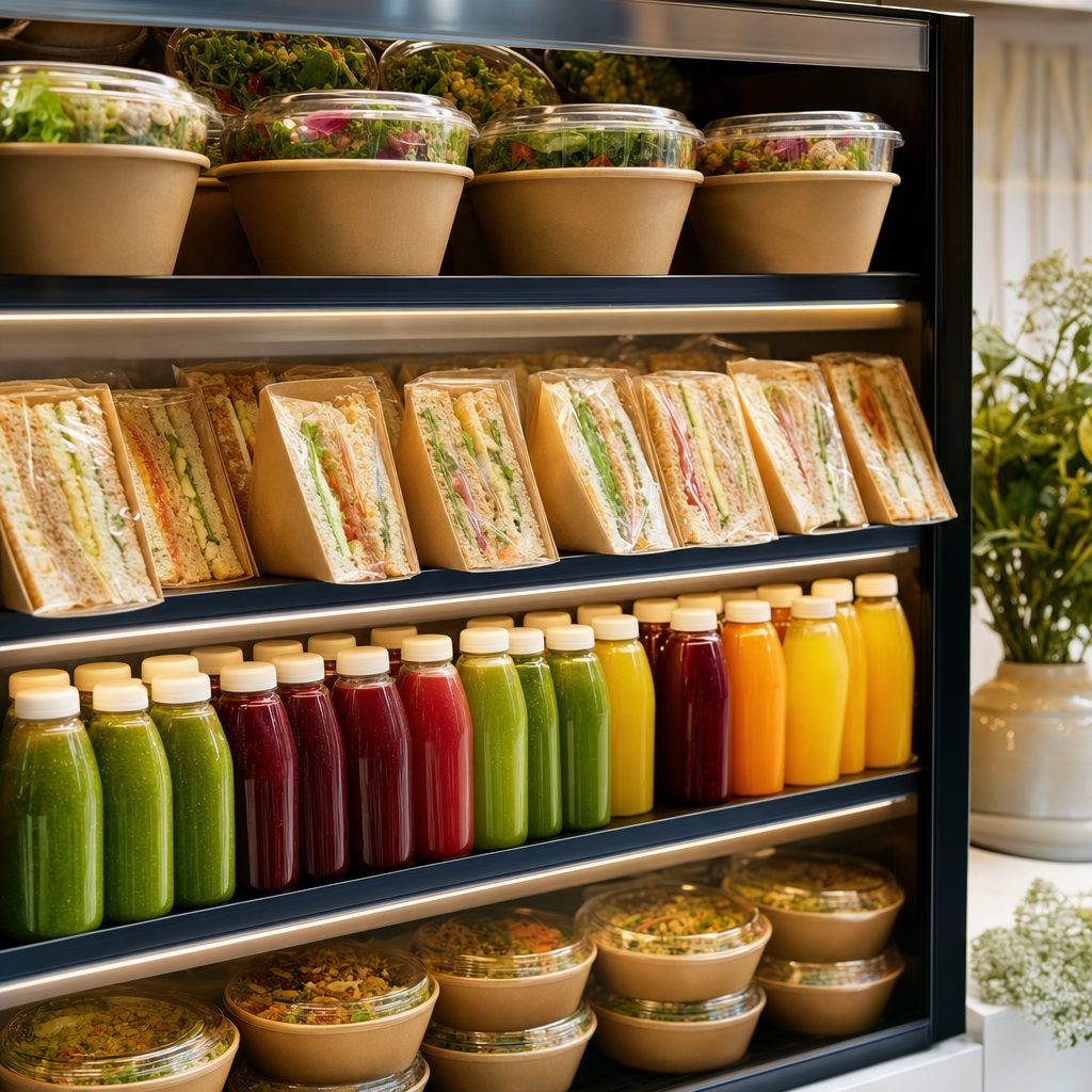 Fridge display, full